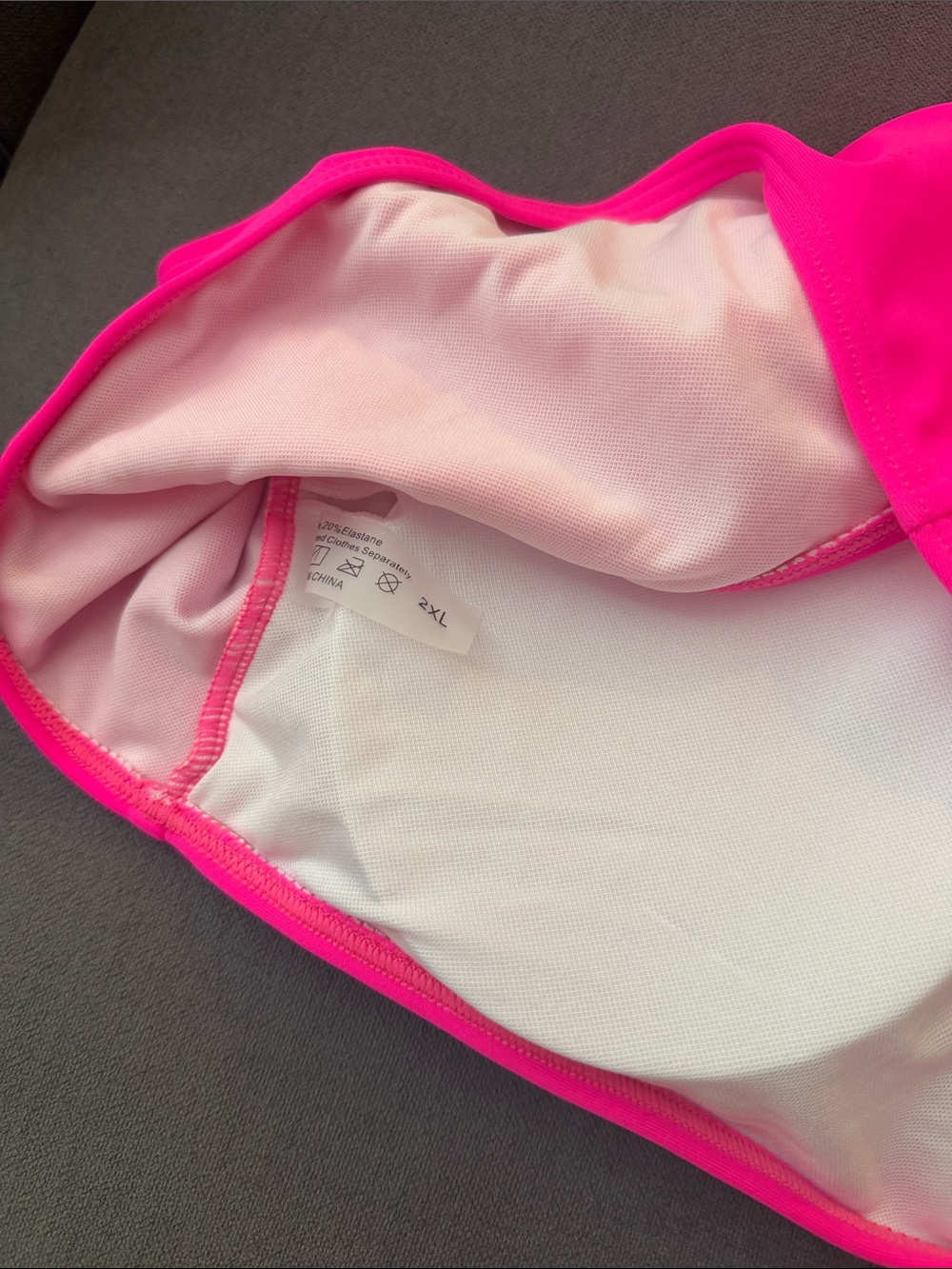 Colorblock Neon Bikini Set - Pink, Orange & Yellow - Picture 5 of 5